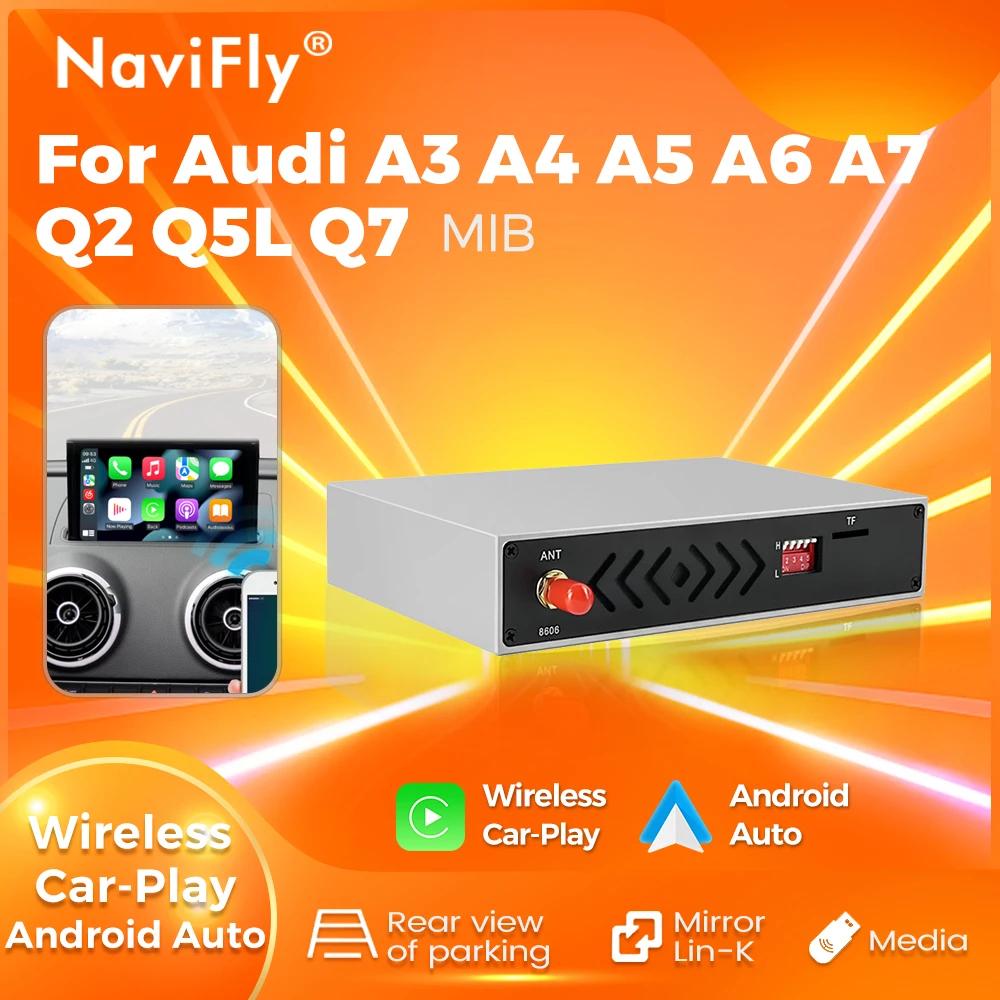 NaviFly  ȵ̵ ڵ ī÷ ̽, ƿ A3 A4 A5 Q2 Q5L Q7 MIB 2014-2018  ̷ Lin-k GPS ̼ BT